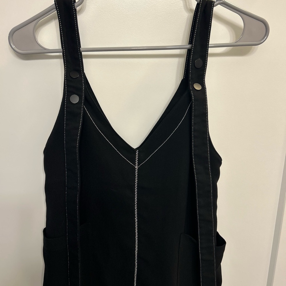 Gloria Black Strappy Mini Dress - Picture 4 of 12